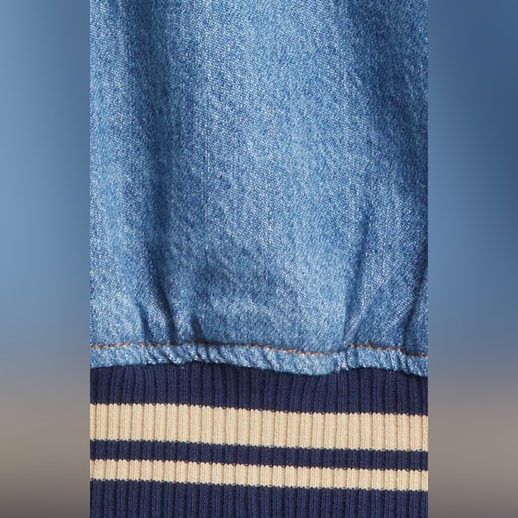 Mixed Media Denim & Canvas Bomber Jacket
BLANKNYC Size XS - Picture 4 of 11